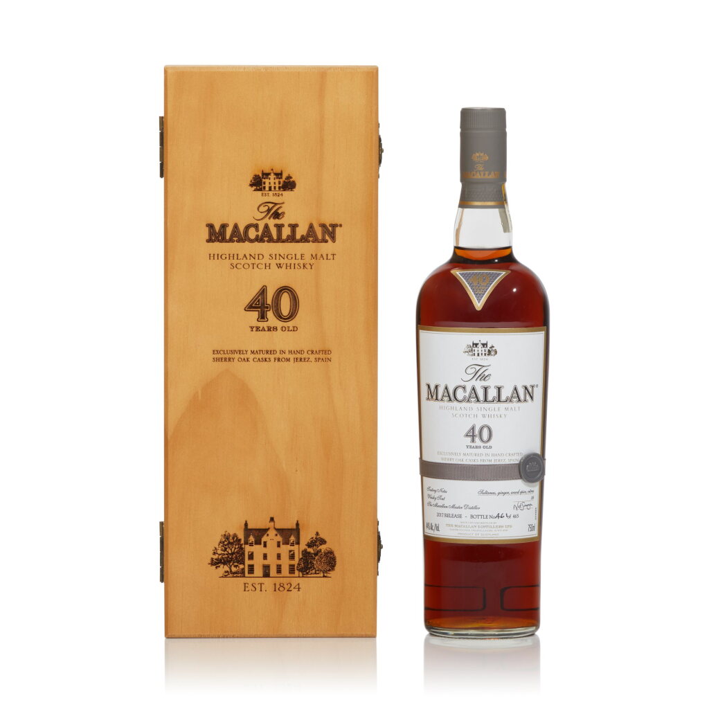 全萤幕检视 - 查看9The Macallan 40 Year Old 2017 Release 44.0 abv NV (1 BT75)的1