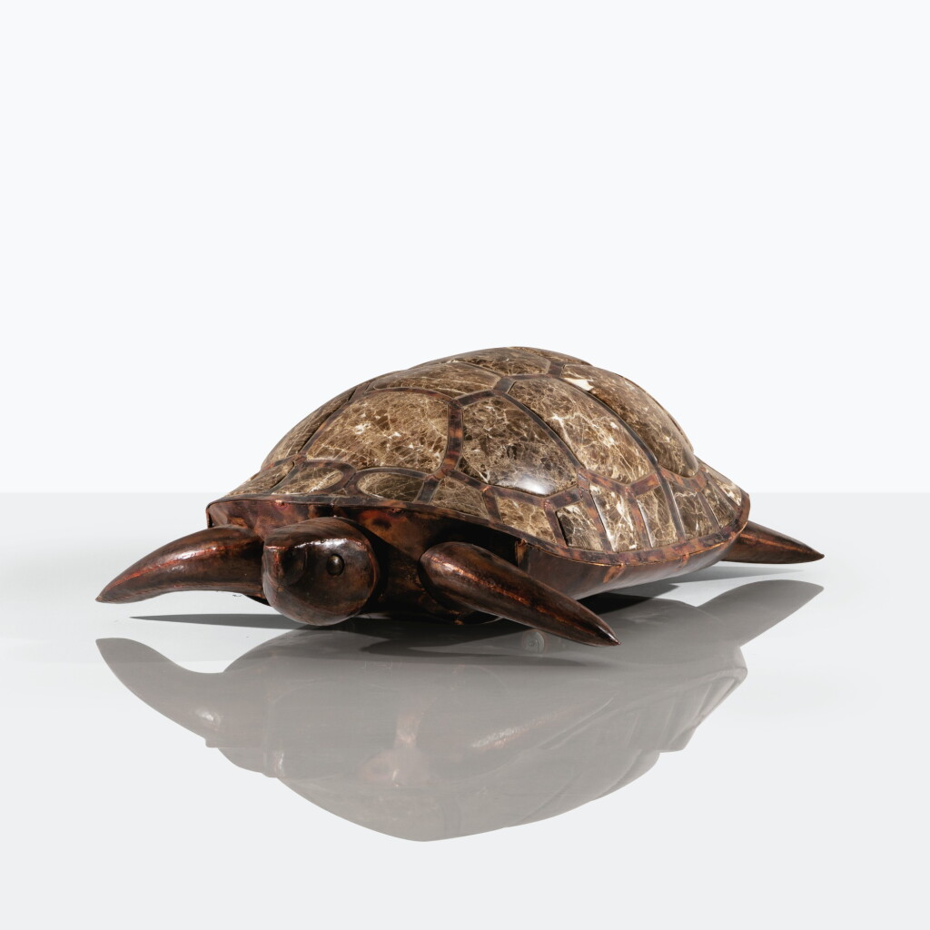 Voir en plein écran - Voir 1 du lot 38. Tortue de marbre.