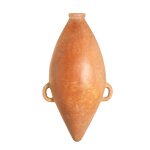 A red pottery taper-end flask Yangshao culture, Banpo phase, c. 4800-4300 B.C. 仰韶文化 半坡類型 紅陶尖底瓶