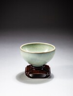 A small ’Jun’ bubble bowl, Song dynasty | 宋 鈞窰藍釉小盌