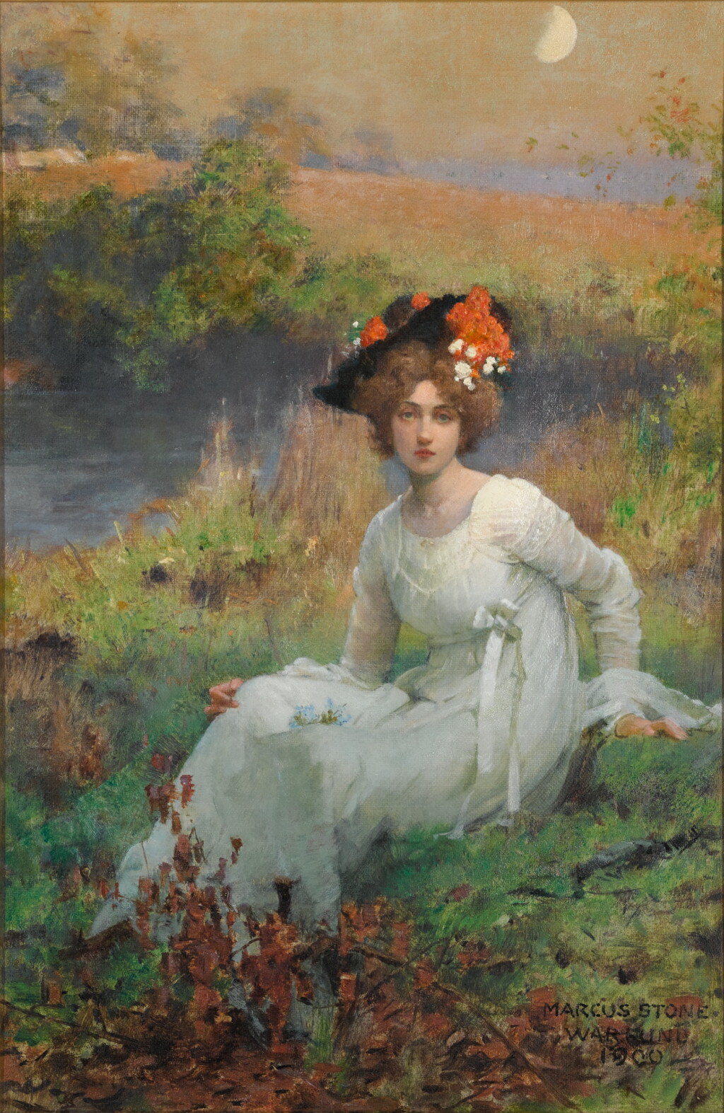 View full screen - View 1 of Lot 25. MARCUS STONE, R.A. | A REVERIE.