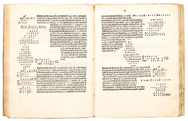 View full screen - View 1 of Lot 148. Borgo, Aritmetica mercantile, Venice, Ratdolt, 1484, later limp vellum.