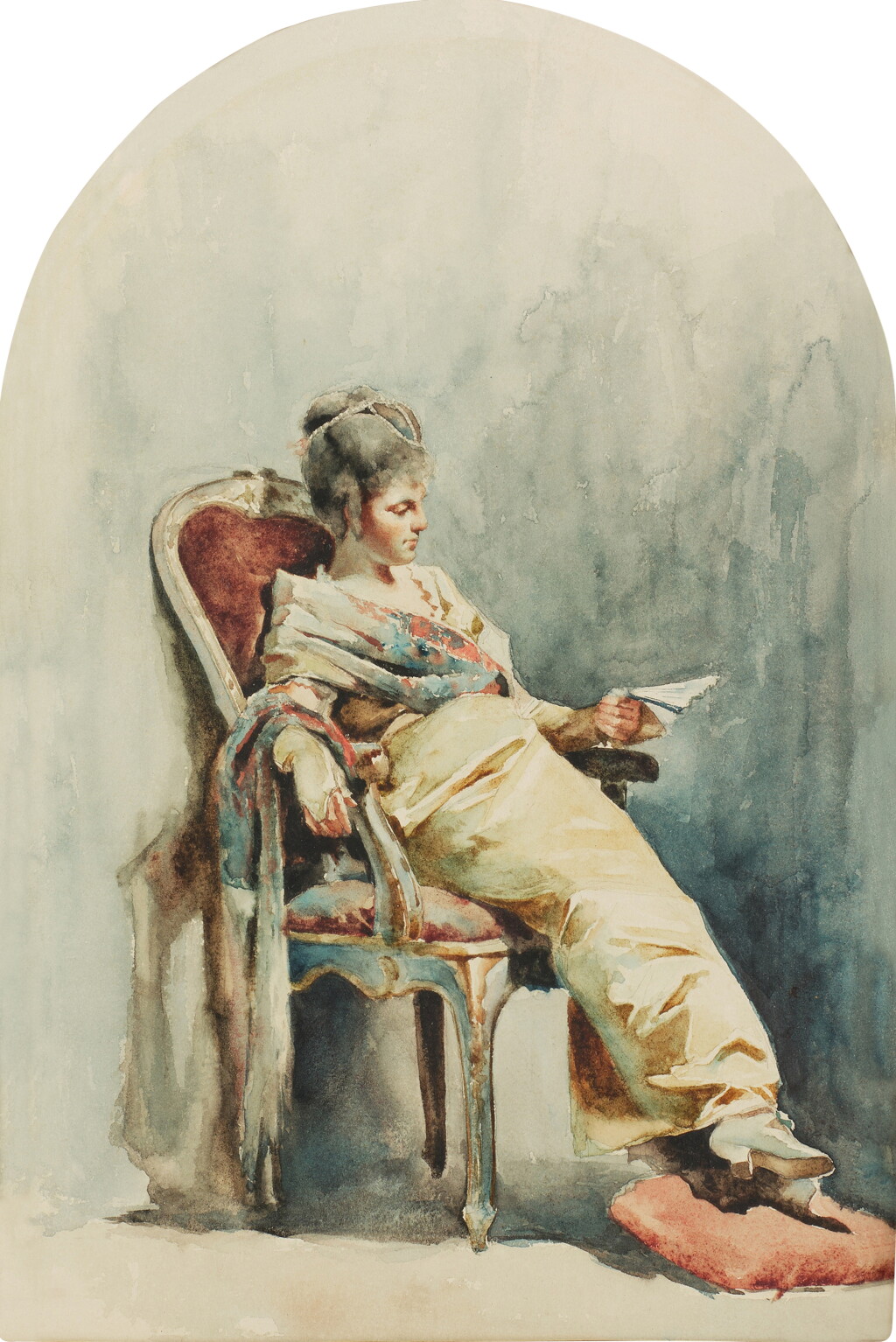 View full screen - View 1 of Lot 2220. Figure in Oriental Dress.