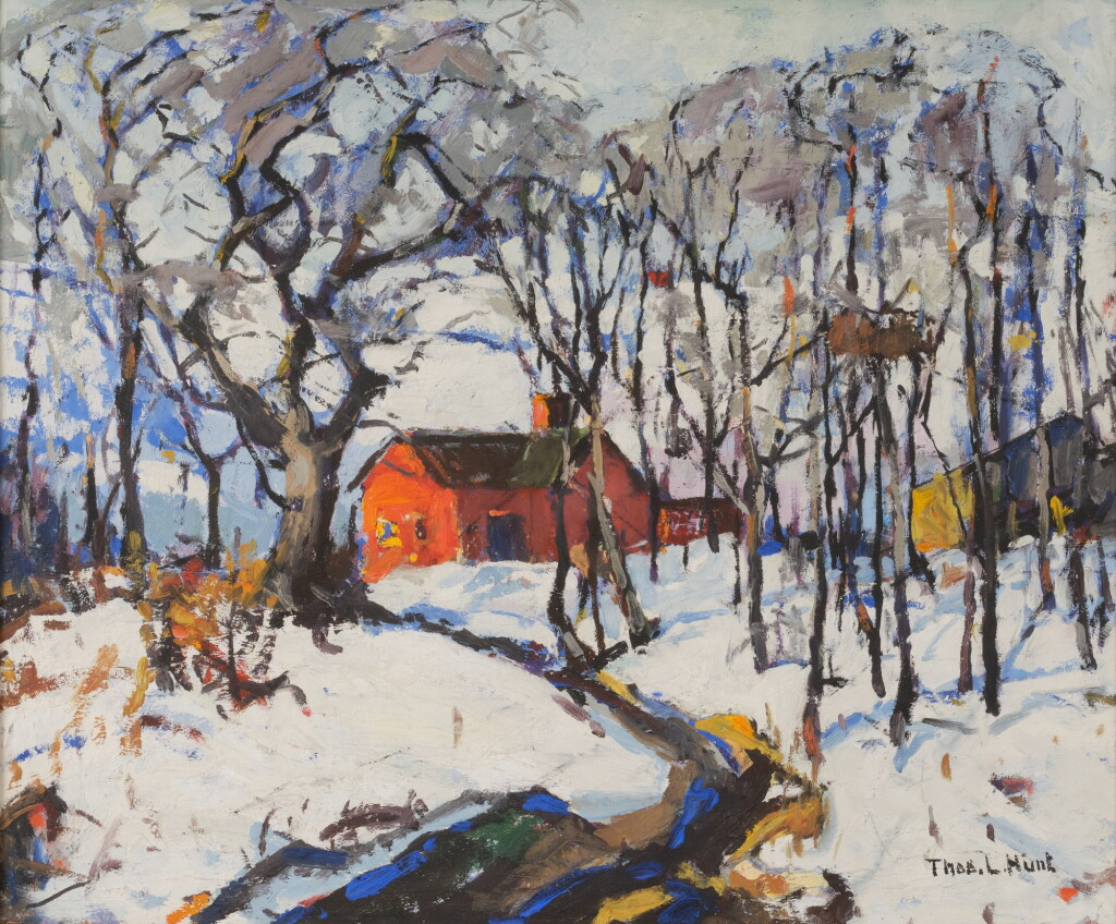 View full screen - View 1 of Lot 739. House in Winter.