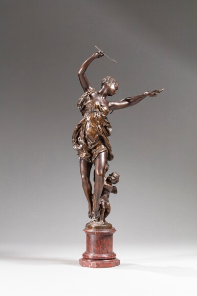 View full screen - View 1 of Lot 13. L'Amour désarmé (Cupid Disarmed).
