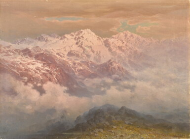 View full screen - View 1 of Lot 538. Mountain landscape.