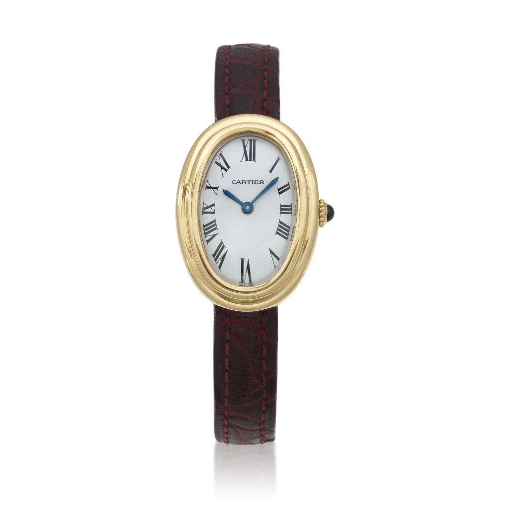 View full screen - View 1 of Lot 167. Baignoire, Reference 78094 | A yellow gold wristwatch | Circa 1980 .