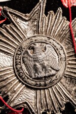 Plaque de Grand Aigle de la Légion d’honneur de l’Empereur Napoléon Ier en argent, vers 1810, le modèle attribué à Martin-Guillaume Biennais