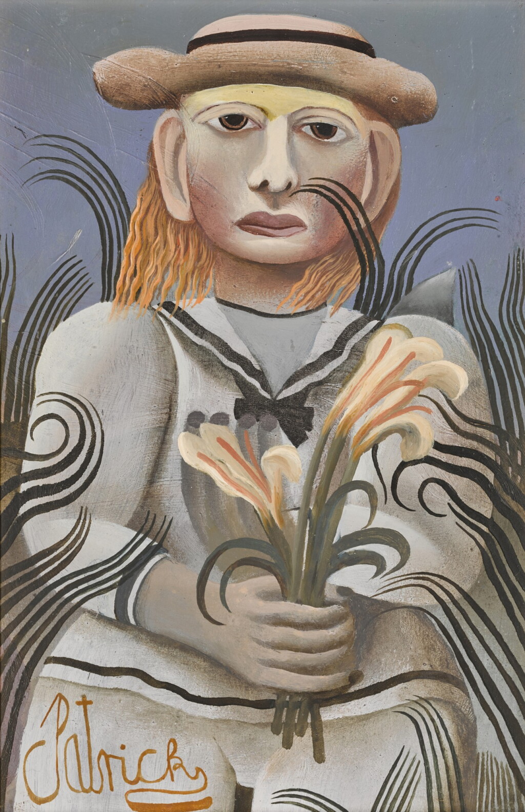 View full screen - View 1 of Lot 226. JOHN PATRICK BYRNE | BOY WITH IRIS.