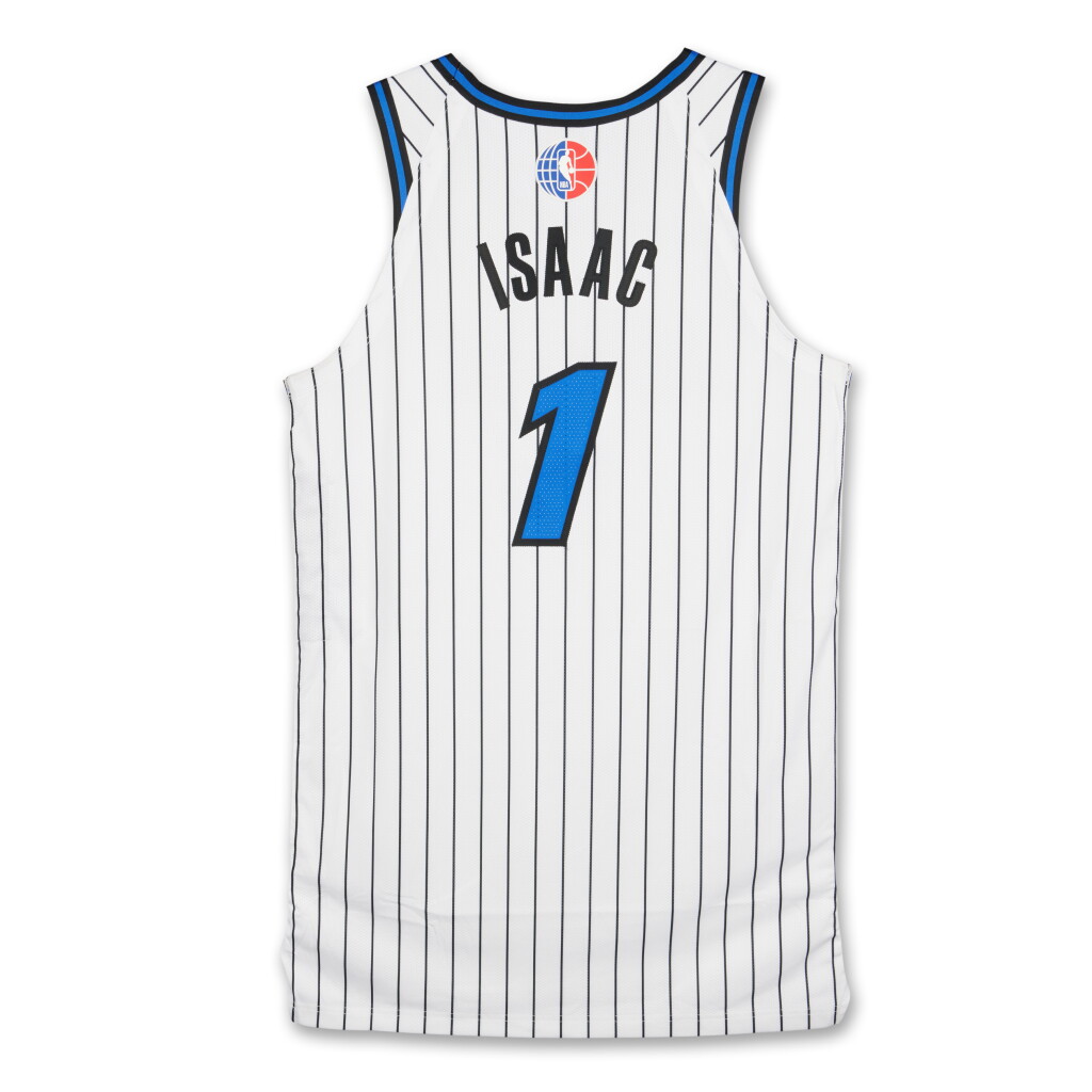 View full screen - View 1 of Lot 53. Jonathan Isaac ‘London Game’ Orlando Magic 2025-2026 Game Worn Association Edition Jersey.