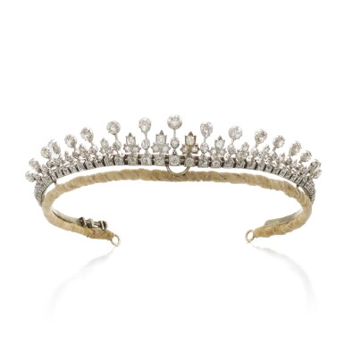 View full screen - View 1 of Lot 67. Diamond Necklace/Tiara .