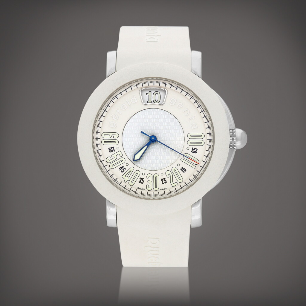 View full screen - View 1 of Lot 8645. Retro Sport, Reference RSP.X.10 | A stainless steel jumping hours wristwatch with retrograde minutes, Circa 2000 | Retro Sport 型號RSP.X.10 | 精鋼跳時腕錶,備逆跳分鐘顯示,約2000年製.