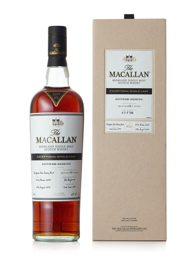 View full screen - View 1 of Lot 1051. The Macallan Exceptional Single Cask - 2017/ESB-5235/04 63.8 abv 2005 (1 BT70).