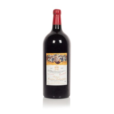 View full screen - View 1 of Lot 343. Château Mouton Rothschild 1987 (1 JM50).