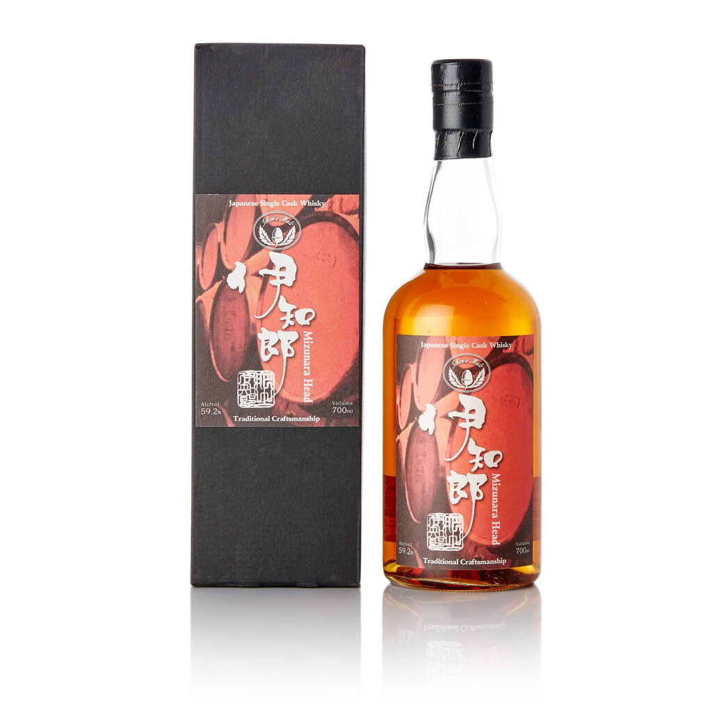 View full screen - View 1 of Lot 1607. 秩父 Ichiro's Malt Chichibu Mizunara Heads Single Cask Whisky 59.0 abv 2000 (1 BT70).