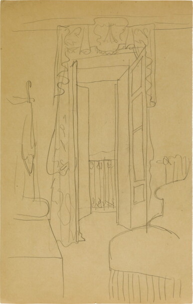 View full screen - View 1 of Lot 57. PABLO PICASSO | UNE FENÊTRE À SAINT-RAPHAËL.