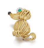 GOLD AND GEM SET BROOCH | BOUCHERON
