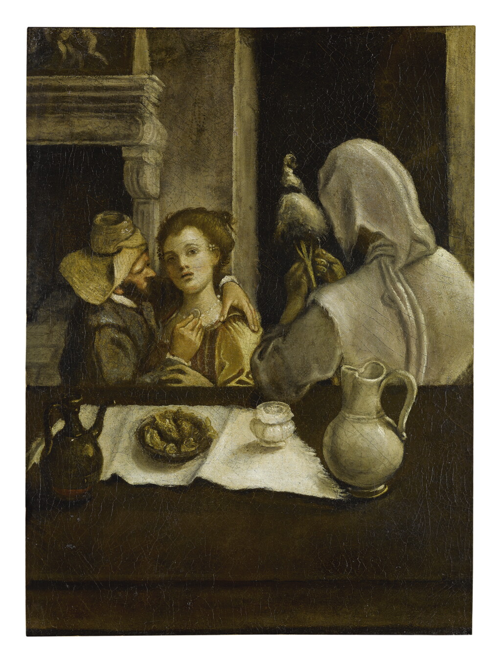 View full screen - View 1 of Lot 1036. CIRCLE OF LUDOVICO CARRACCI | FATE DECIDING HER DESTINY.