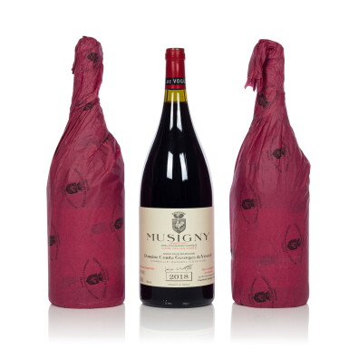 View full screen - View 1 of Lot 651. Musigny, Cuvée Vieilles Vignes 2018 Comte Georges de Vogüé (3 MAG).