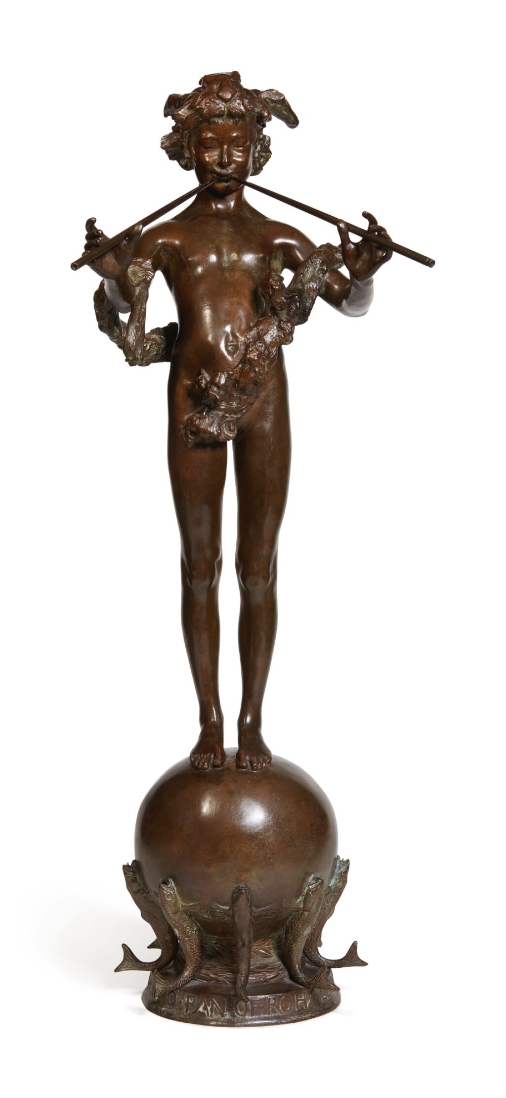 View full screen - View 1 of Lot 98. FREDERICK WILLIAM MACMONNIES | PAN OF ROHALLION.