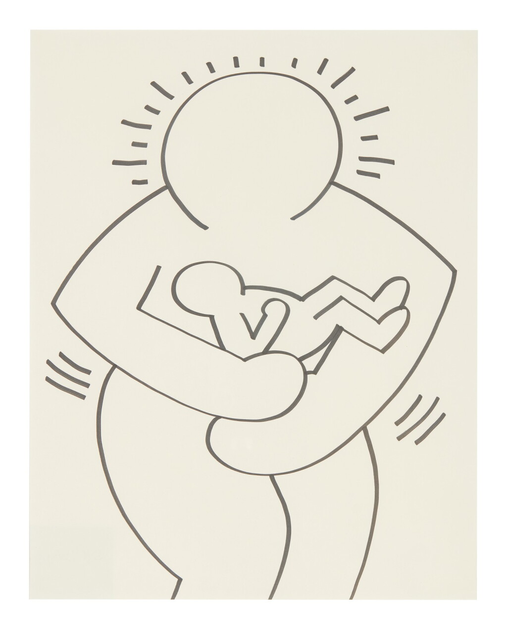 Voir en plein écran - Voir 1 du lot 405. KEITH HARING | UNTITLED.