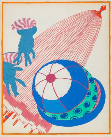 View full screen - View 1 of Lot 184. Ombrelles et gants.