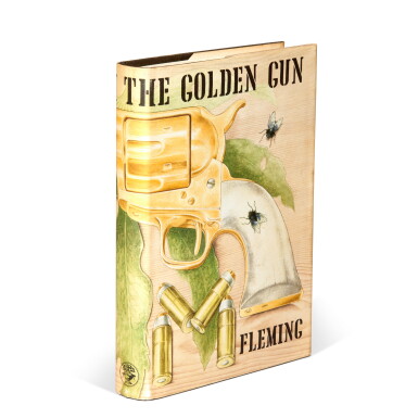 View full screen - View 1 of Lot 35. Ian Fleming | The Man with the Golden Gun, 1965, first edition, first state with gilt gun design.