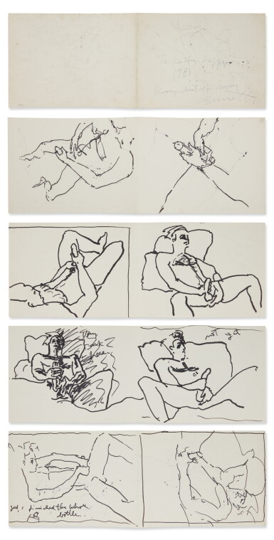 View full screen - View 1 of Lot 1091. BRUNO SCHMIDT | UNTITLED (KENNY BEAT OFF FOREVER).