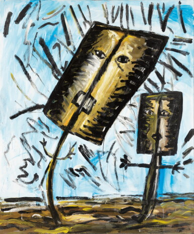 View full screen - View 1 of Lot 521. WALTER DAHN | EKSTATISCHE BLECHBÜCHSEN.
