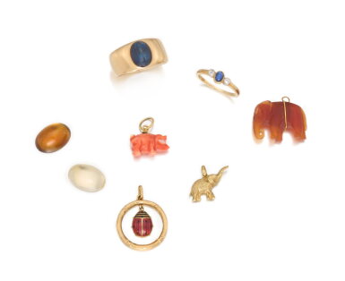 View full screen - View 1 of Lot 1193. Collection of jewels.