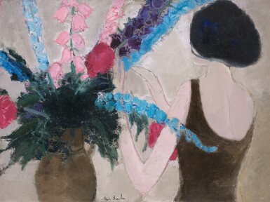 View full screen - View 1 of Lot 573. Chantal au bouquet.