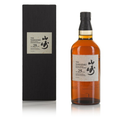 View full screen - View 1 of Lot 319. The Yamazaki 25 Year Old 43.0 abv NV (1 BT 70cl).