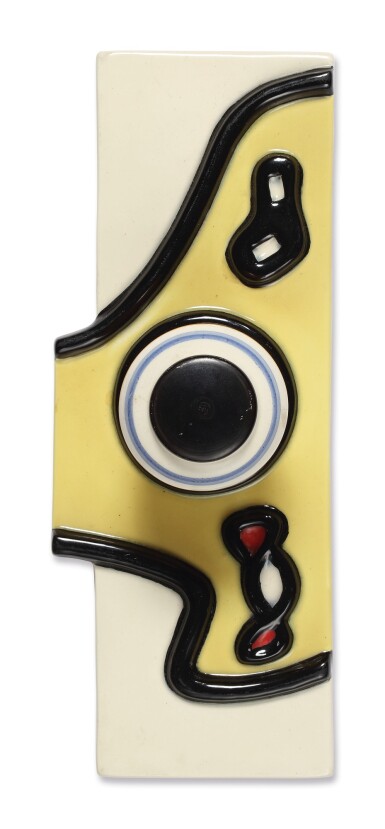 View full screen - View 1 of Lot 46. AFTER FERNAND LÉGER | POIGNÉE DE PORTE ET ESCUTCHEON.