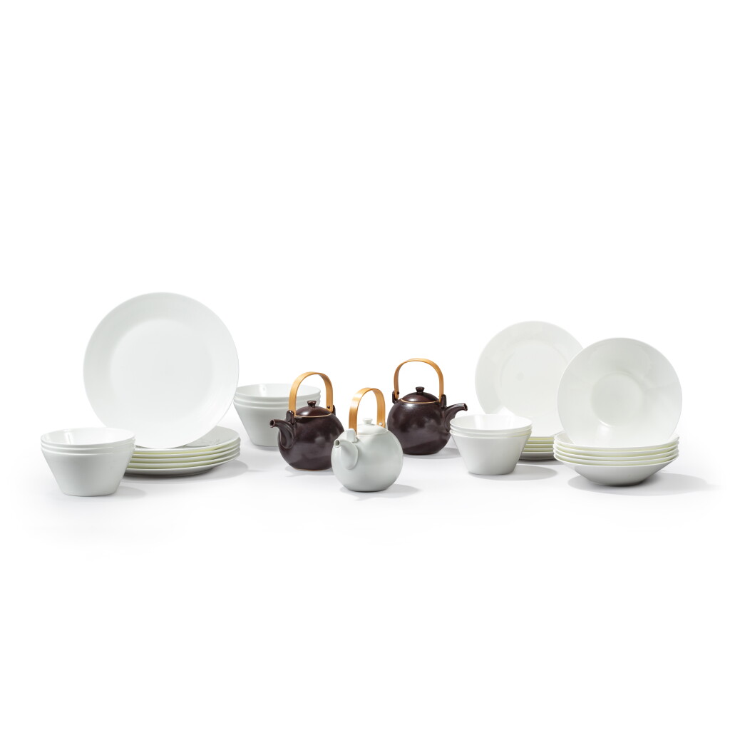 View full screen - View 1 of Lot 237. A part of porcelain service, made in Japan by Nikko, model created in 2015 .