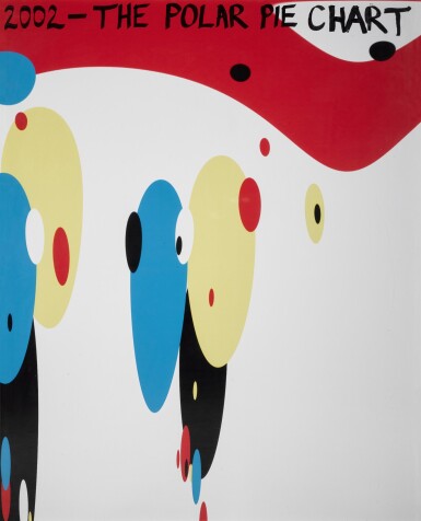 View full screen - View 1 of Lot 455. Studio Wall Drawing: The Polar Pie Chart.