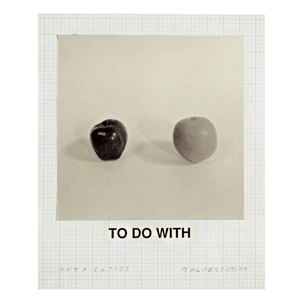 View full screen - View 1 of Lot 44. JOHN BALDESSARI | STUDY FOR GOYA SERIES: TO DO WITH.