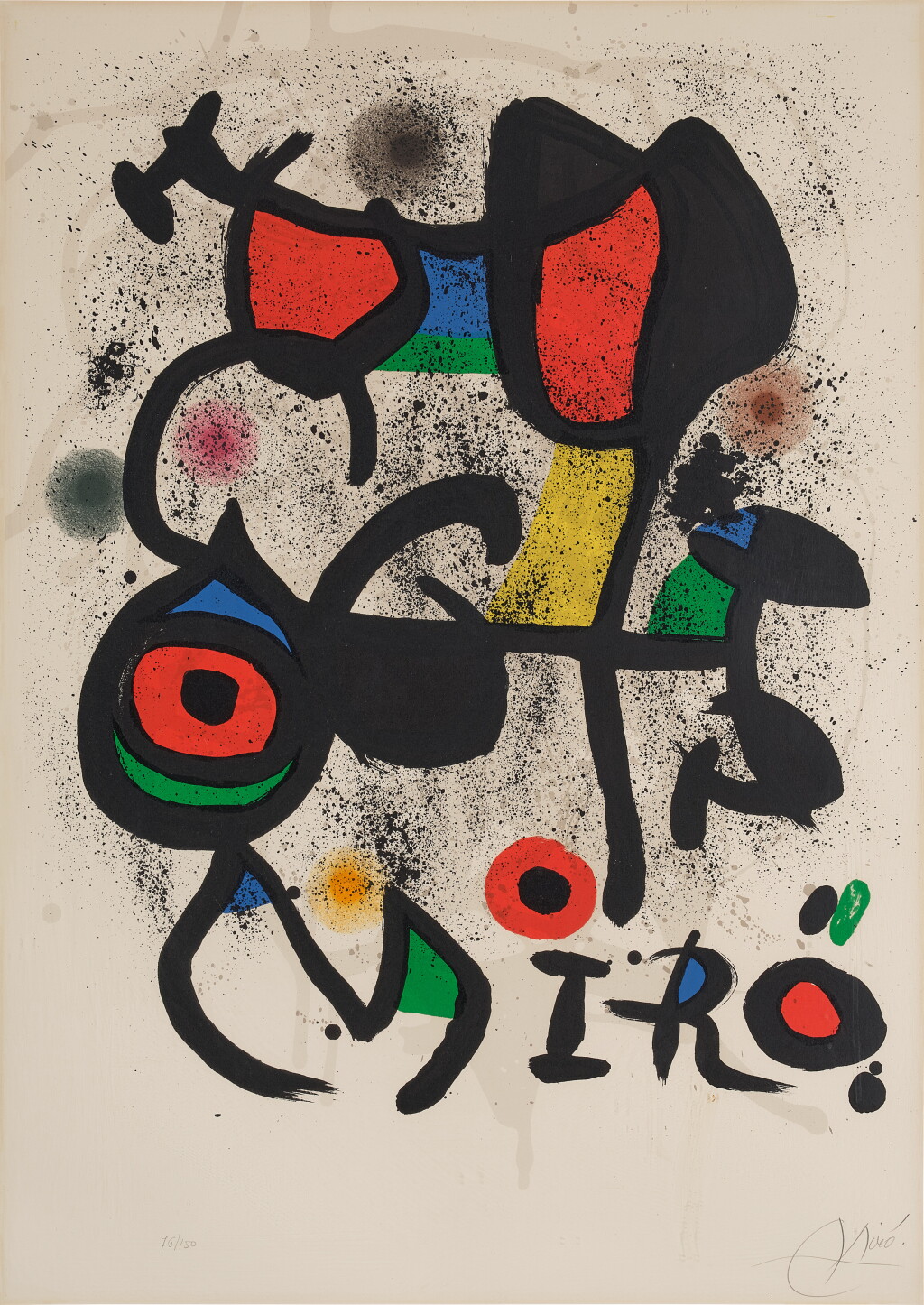 View full screen - View 1 of Lot 1396. Poster for the exhibition "Bronzes", Hayward Gallery (Mourlot 846).