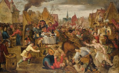 View full screen - View 1 of Lot 114. ANTWERP SCHOOL, FIRST QUARTER OF THE 17TH CENTURY | ALLEGORIES OF VIRTUE AND VICE.