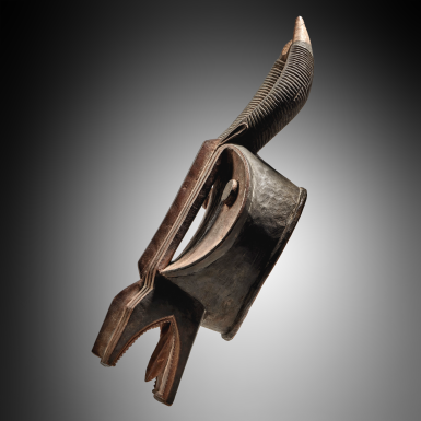 View full screen - View 1 of Lot 83. Baule Zoomorphic Mask, Côte d'Ivoire.