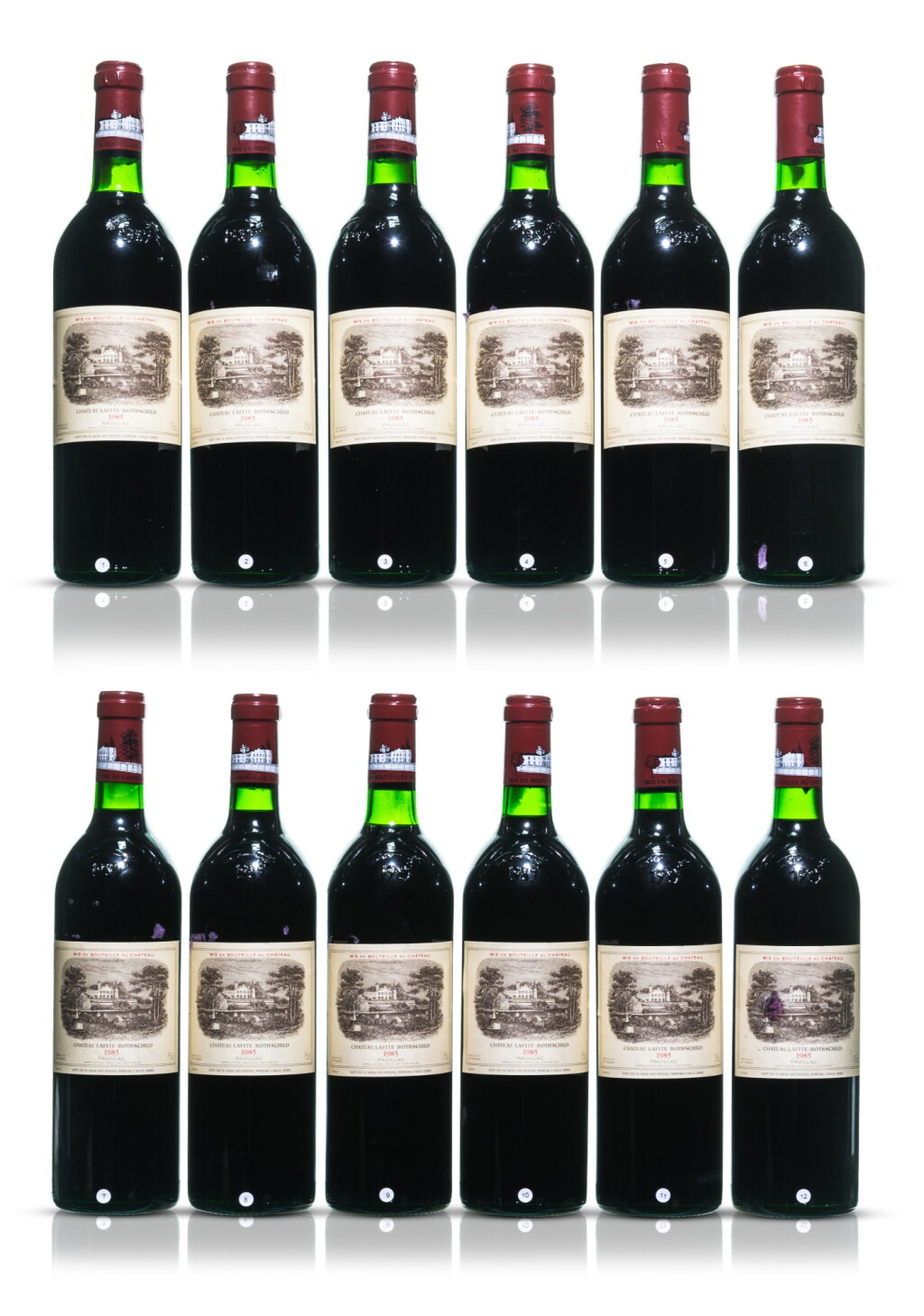 View full screen - View 1 of Lot 41. Château Lafite 1985 (12 BT).