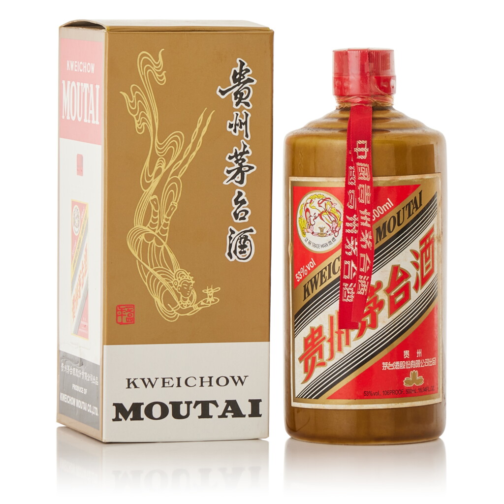 View full screen - View 1 of Lot 9908. 2012年產貴州茅台酒(澳門花) Kweichow Moutai Macau Flower 2012 (1 BT50).