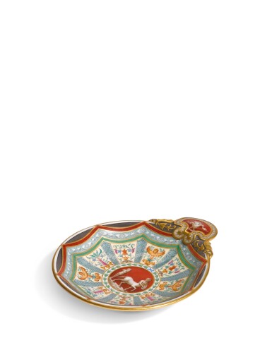 View full screen - View 1 of Lot 350. A Porcelain Oyster Dish from the Raphael Service, Imperial Porcelain Factory, St. Petersburg, 1899.