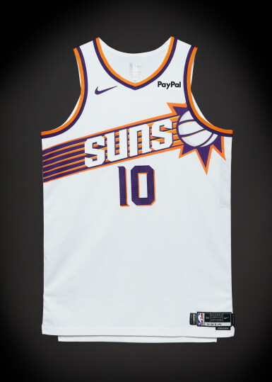 View full screen - View 1 of Lot 38. Khaman Maluach ‘Rookie Debut’ Phoenix Suns 2025-2026 Game Worn Association Edition Jersey.
