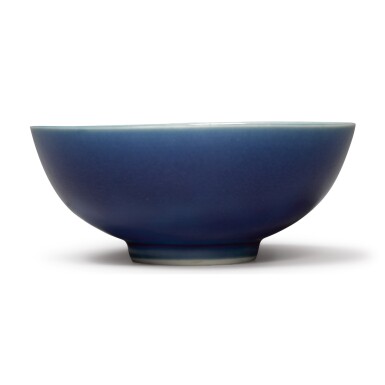 View full screen - View 1 of Lot 811. A BLUE-GLAZED BOWL, GUANGXU MARK AND PERIOD.