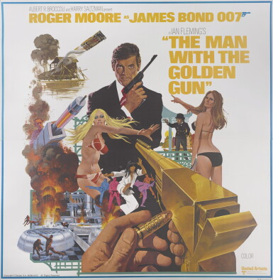 View full screen - View 1 of Lot 242. THE MAN WITH THE GOLDEN GUN (1974) POSTER, US.