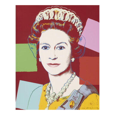 View full screen - View 1 of Lot 278. ANDY WARHOL | QUEEN ELIZABETH II OF THE UNITED KINGDOM (ROYAL EDITION) (F. & S. II.334A).