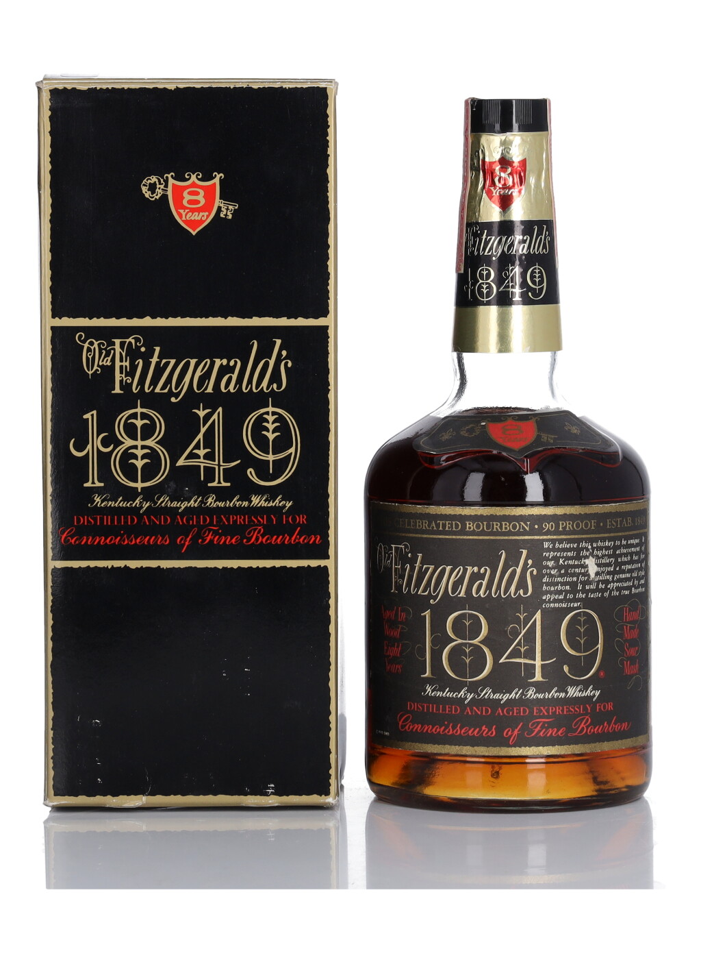 View full screen - View 1 of Lot 342. Old Fitzgerald 1849 8 Year Old 90 Proof NV (1 Bottle 4/5 Quart).