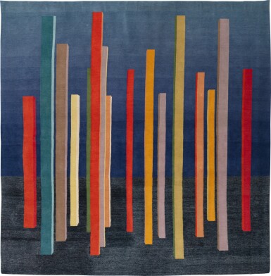 View full screen - View 1 of Lot 195. L'Éveil du Printemps unique rug.