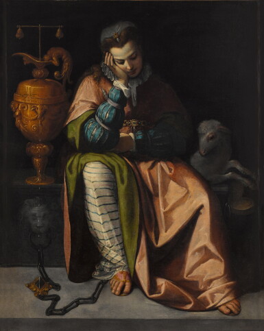 View full screen - View 1 of Lot 181. An Allegory of Patience.