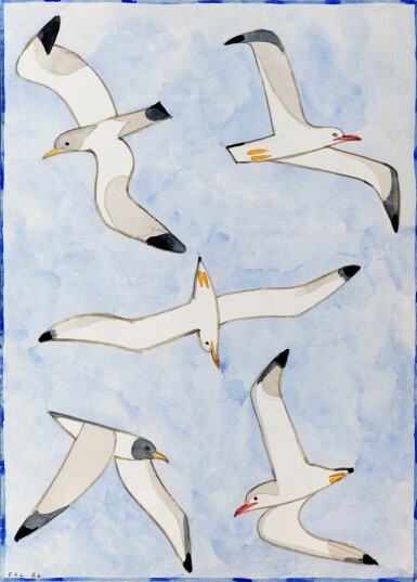 View full screen - View 1 of Lot 7. Les mouettes.